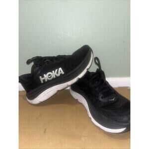 Hoka One One Gaviota 5 Black White. Size 8 USA Women’s